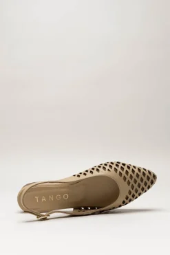 Tango - Donkerbeige Ballerina