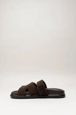 Tango - Donkerbruin Slipper