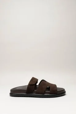Tango - Donkerbruin Slipper