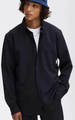 The Goodpeople - Marineblauw Overshirt