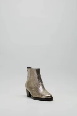 Thiron - Goud Enkellaars hak