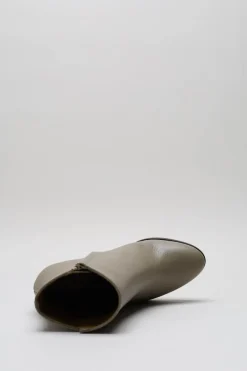 Thiron - Taupe Enkellaars hak