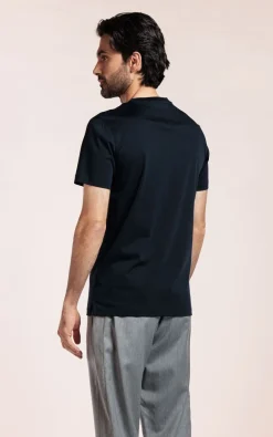 Thomas Maine - Marineblauw T-shirt