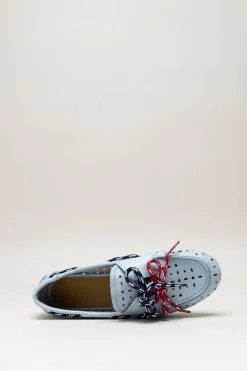 Toral - Lichtblauw Bootschoen