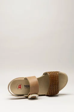 Treintas - Cognac Sandaal sleehak