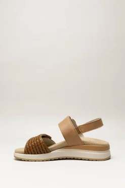 Treintas - Cognac Sandaal sleehak