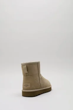 Ugg - Beige Enkellaars plat