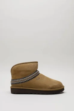 Ugg - Camel Enkellaars plat