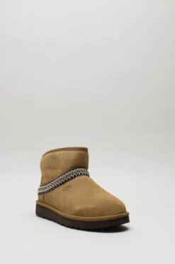 Ugg - Camel Enkellaars plat