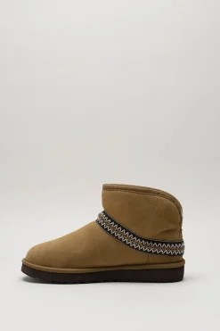 Ugg - Camel Enkellaars plat