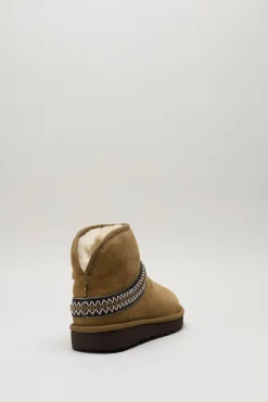 Ugg - Camel Enkellaars plat
