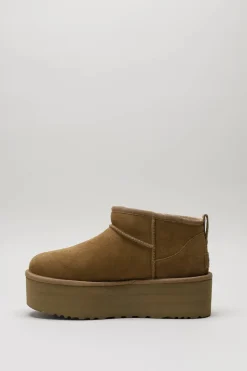 Ugg - Camel Enkellaars plat