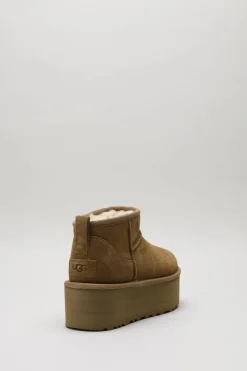 Ugg - Camel Enkellaars plat