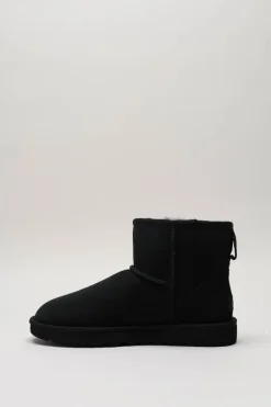 Ugg - Zwart Enkellaars plat