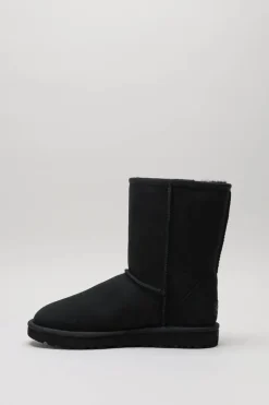 Ugg - Zwart Enkellaars plat