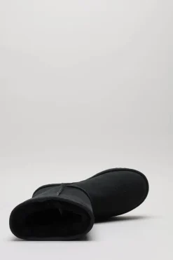Ugg - Zwart Enkellaars plat