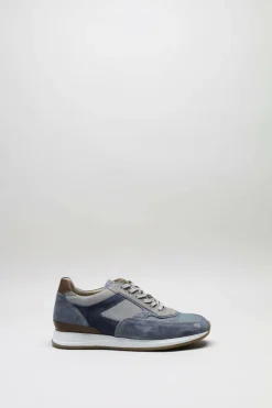 Van Bommel - Blauw Sneaker