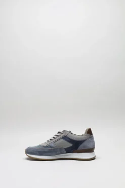 Van Bommel - Blauw Sneaker