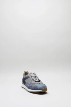 Van Bommel - Blauw Sneaker