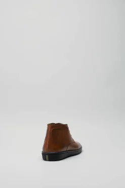 Van Bommel - Cognac Veterschoen hoog