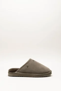 Warmbat - Taupe Pantoffel