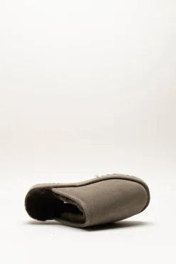 Warmbat - Taupe Pantoffel