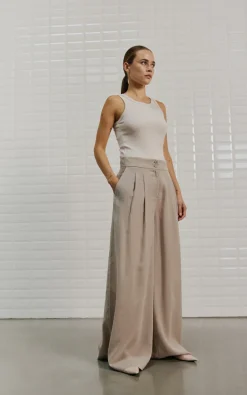Withblack - Beige Broek