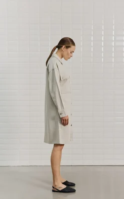 Withblack - Beige Jurk