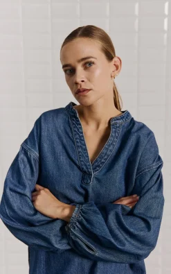 Withblack - Blauw Blouse