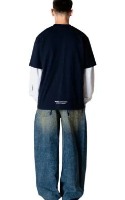 Woodbird - Donkerblauw T-shirt
