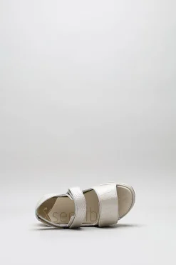 Xsensible - Beige Sandaal plat