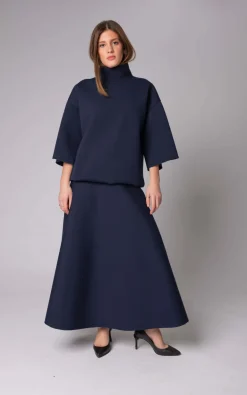Y-enzo - Donkerblauw Rok