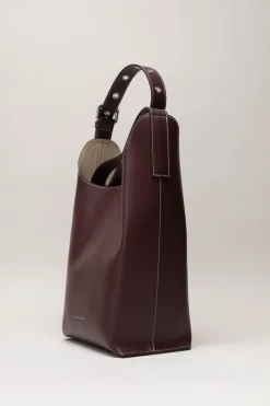 Zarina Rouge - Aubergine Schoudertas
